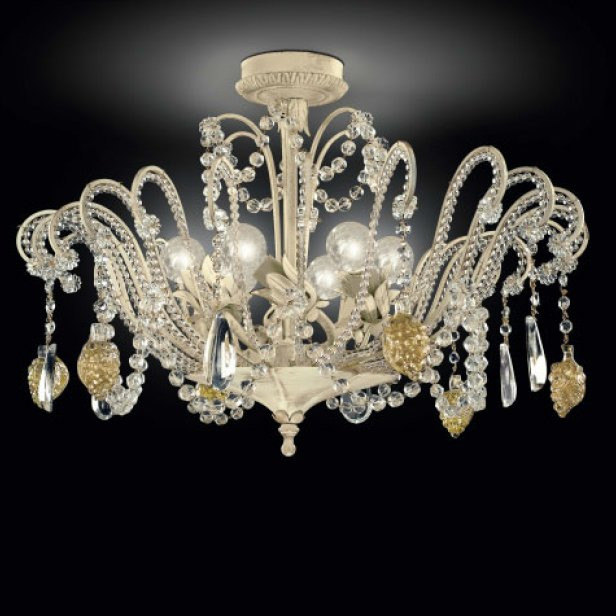 Потолочная люстра Renzo Del Ventisette &quot;Sinuosa&quot; PL 13850/6 ovale DEC. 062