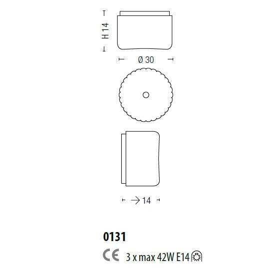 Потолочный светильник Sylcom Mask 0131 B BL