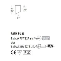 Потолочный светильник Morosini Pank PL23 0521PL06BIFL