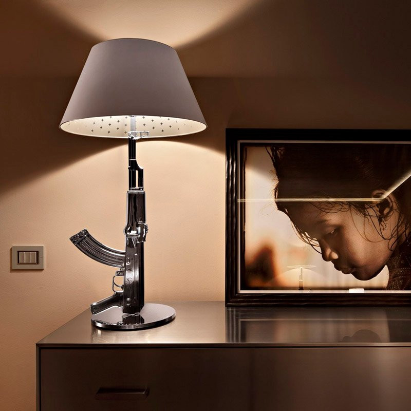 Настольная лампа Flos Guns Table Gun Chrome F2954057