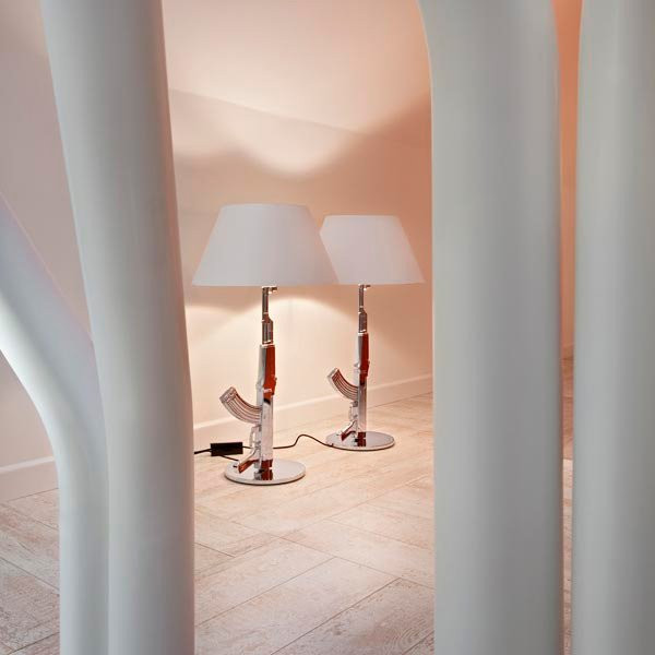 Настольная лампа Flos Guns Table Gun Chrome F2954057