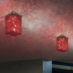 Потолочный светильник Masiero Cubo PL/SQUARE/MEDIUM 40 G04 RE CUT CRYSTAL