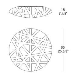 Настенно-потолочный светильник iTRE X-RAY P-PL 65 0000229