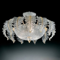 Потолочный светильник Vetri Lamp 1009/55 Cristallo/Oro