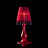 Настольная лампа Beby La Femme 7700L02 Chrome Red Sensuelle 280 SW Blu Violet