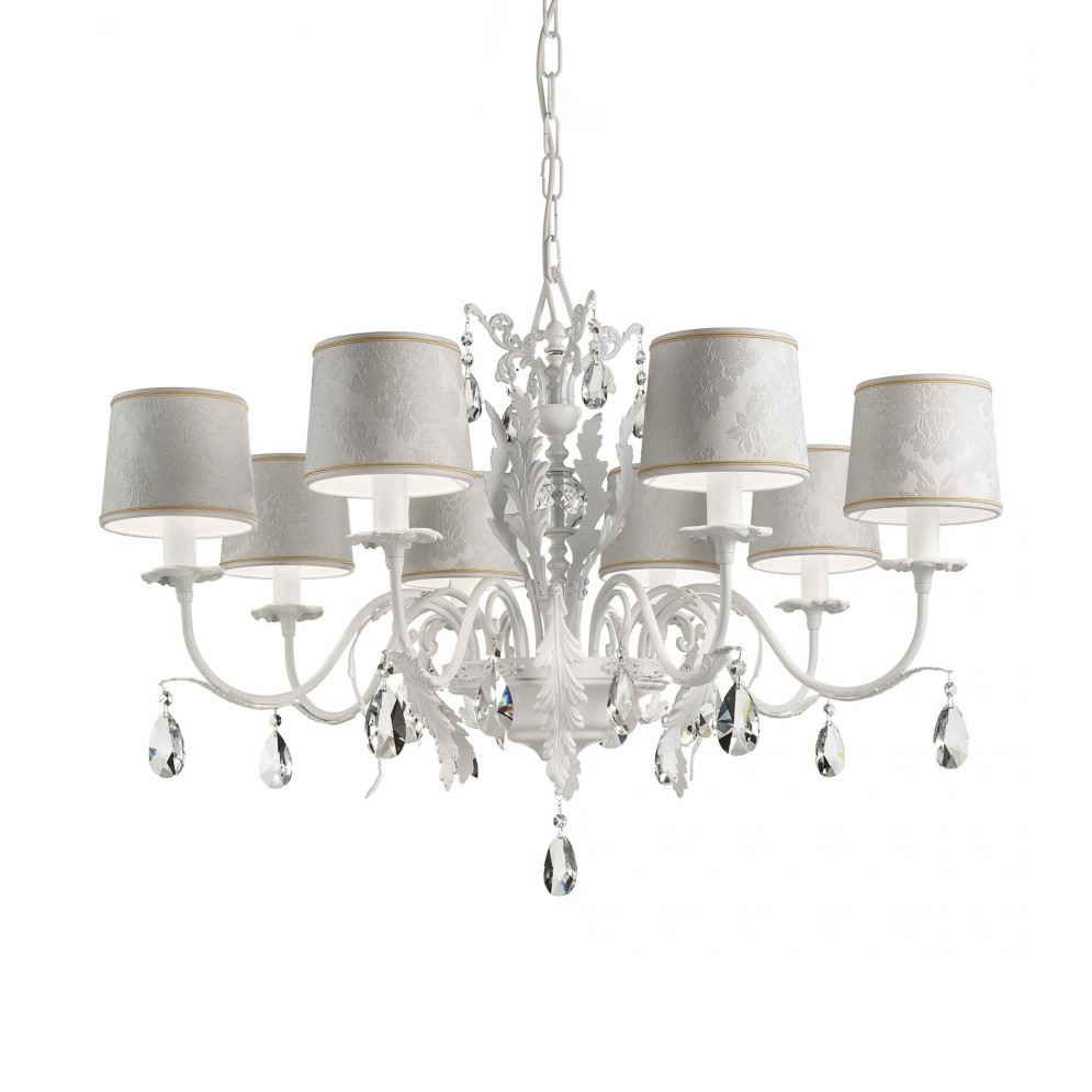 Люстра Masiero Acantia 8 V95 / DAM/14/WH Cut crystal