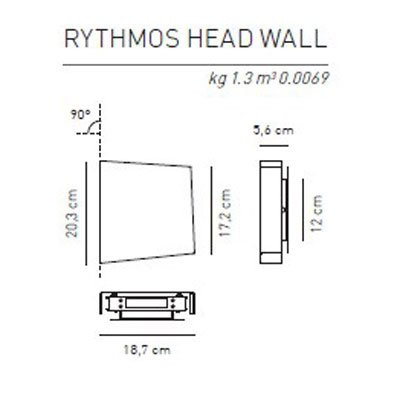 Настенный светильник Axo Light Rythmos E 1 112 9 07 1 4
