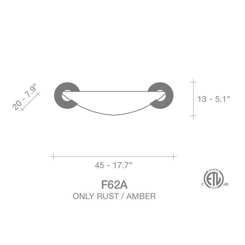 Настенный светильник Terzani Solune F62A F1 B4
