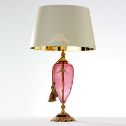 Настольная лампа Euroluce Altea LG1 gold Antique rose