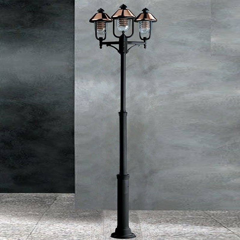 Садово-парковый фонарь Garden Light vecchio rame 94039/3L/CU NE