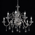 Люстра Euroluce Toochic L8 Silver Fume