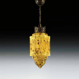 Подвесной светильник MM Lampadari Rococo 6858/1 11 V2493 Yellow