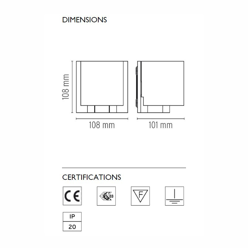 Настенный светильник Flos Tilee F7460009