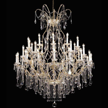 Люстра Beby Group Old style 3355/42 Ivory gold CUT CRYSTAL