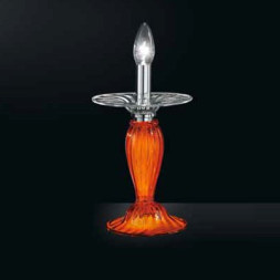 Настольная лампа Vetri Lamp 924/L Arancio/Cristallo