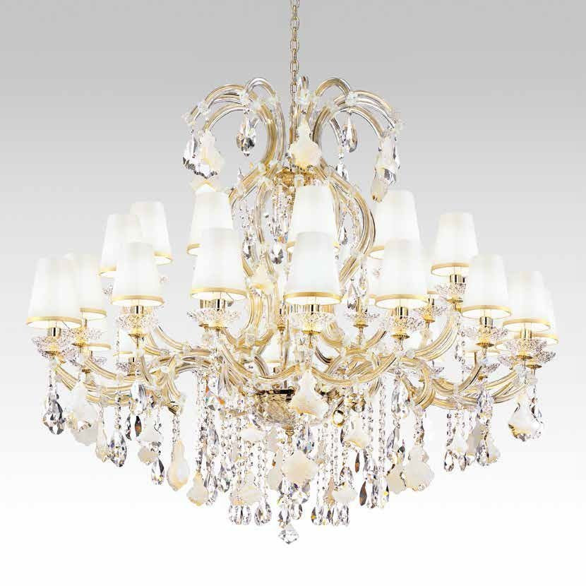 Люстра Beby Group Nuovo Vintage 9051/18+12+6Led Light gold 304 White gold leaf