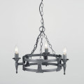 Люстра Elstead Lighting Saxon SAX3 BLK/SIL
