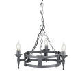 Люстра Elstead Lighting Saxon SAX3 BLK/SIL
