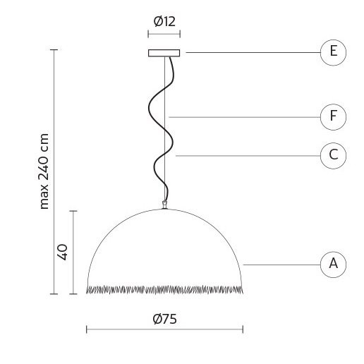 Подвесной светильник Karman Plancton SE649/1GB