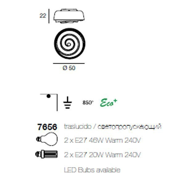 Потолочный светильник Linea Light Rose 7656
