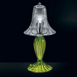 Настольная лампа Vetri Lamp 925/L Verde oliva/Cristallo