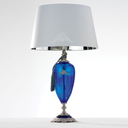 Настольная лампа Euroluce Altea LG1 silver Cobalt blue