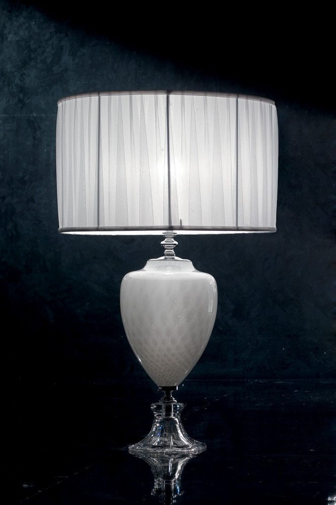Настольная лампа Euroluce Pluton LP1 silver White