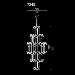 Подвесной светильник Barovier&amp;Toso New Felci 7243/CC