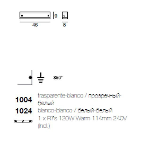 Бра Linea Light Class Modern collection 1024