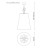 Подвесной светильник Baga Bespoke Preziosa PZ01 White nickel | T28 cat. E