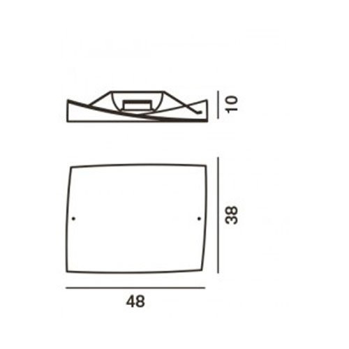 Потолочный светильник Foscarini Folio 019008 10