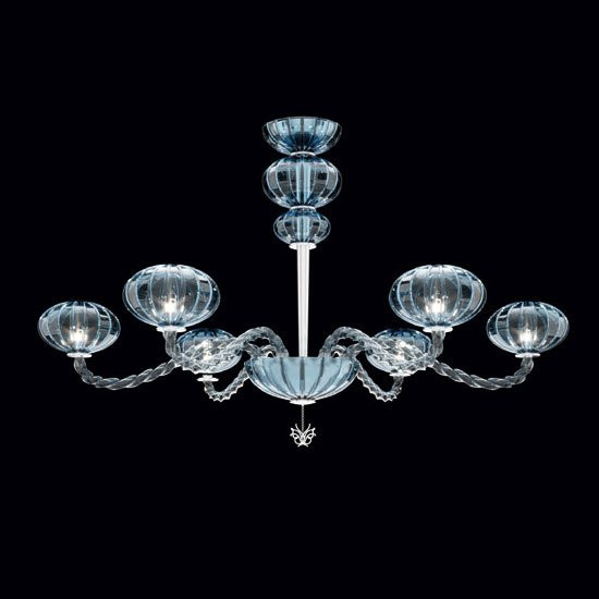 Люстра Beby Group Gloss 7720B01 Chrome Azzurro Cielo