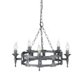 Люстра Elstead Lighting Saxon SAX5 BLK/SIL