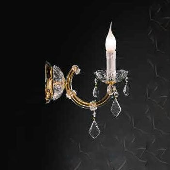 Бра Beby Group Novecento 630/1A Light gold CUT CRYSTAL