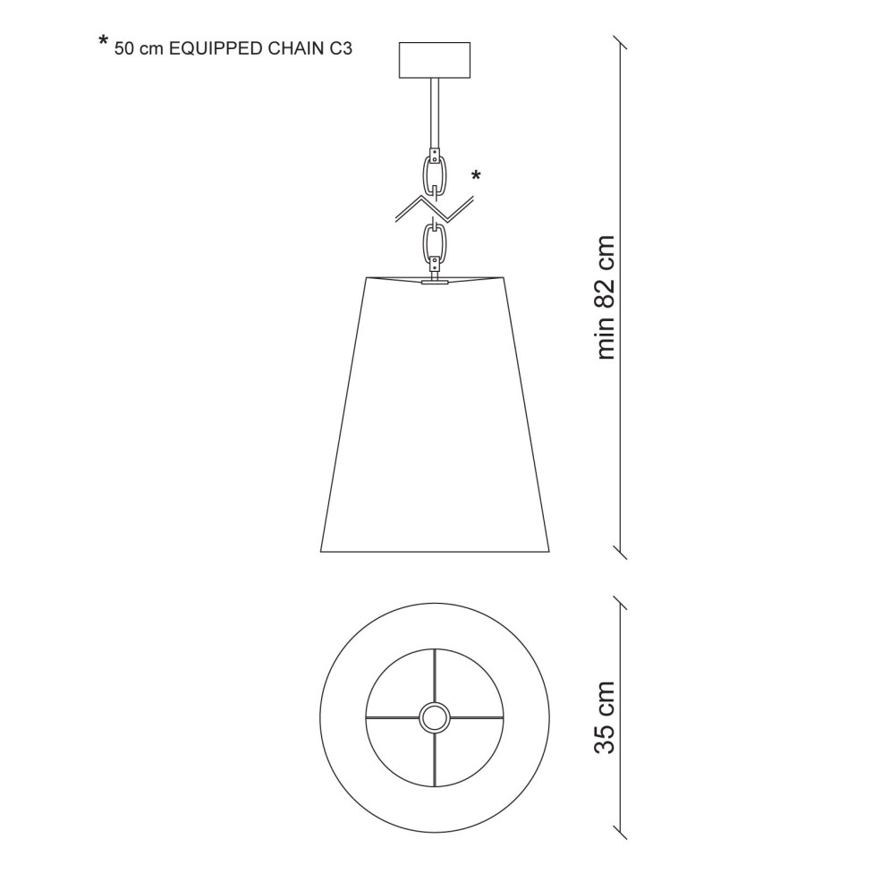 Подвесной светильник Baga Bespoke Preziosa PZ02 Gold | T12 cat. C