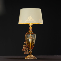 Настольная лампа Euroluce Altea LP1 gold Amber