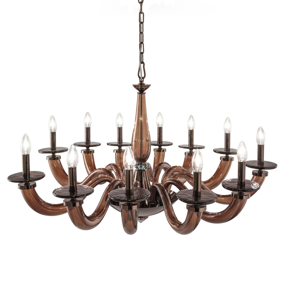 Люстра Euroluce Olympia L12 brown