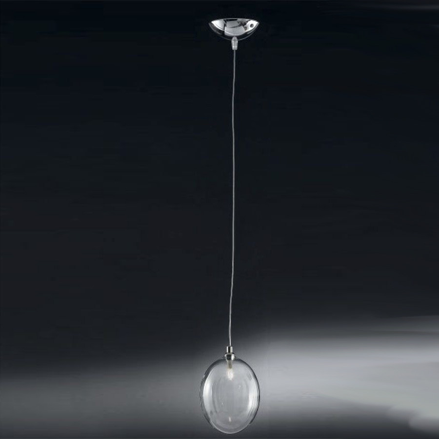 Подвесной светильник IDL Bolla 380/1S chrome + CRISTALLO