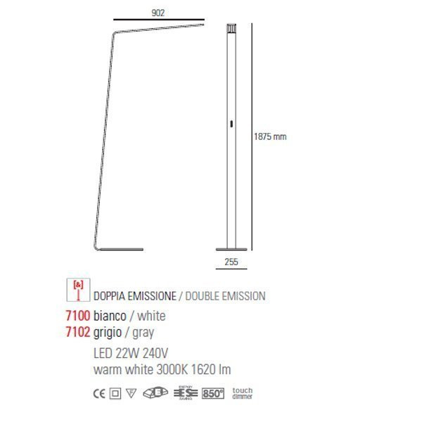 Торшер Linea Light Lama 7102
