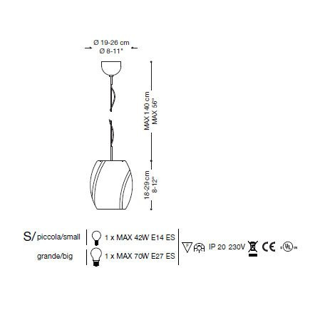 Подвесной светильник La Murrina Dolly S GRANDE AY-3S