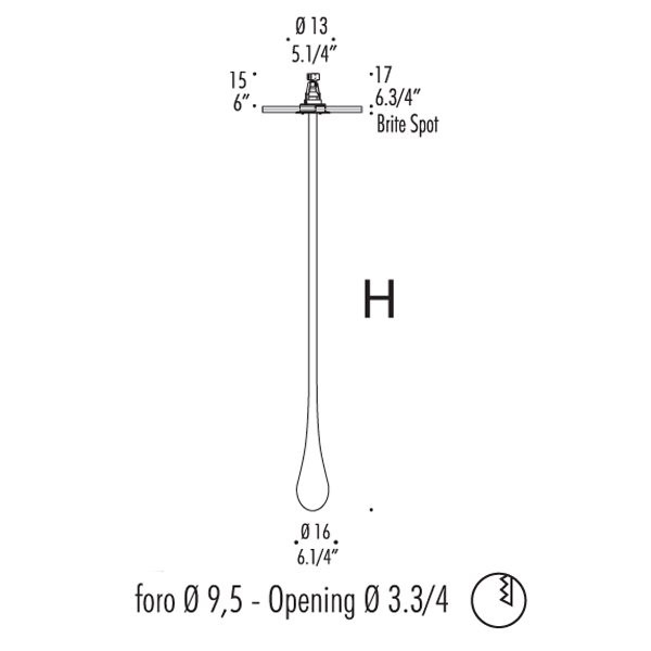 Потолочный светильник Leucos Glo INCASSO 0002984