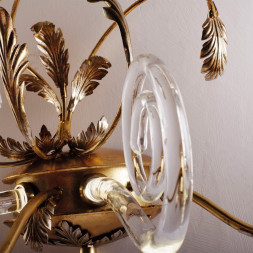 Люстра Masca Corinto 1841/12 Oro argento / Glass 539