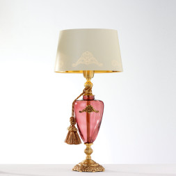 Настольная лампа Euroluce Altea LP1 gold Antique rose
