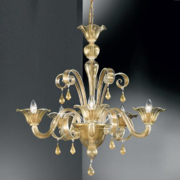 Люстра Vetri Lamp 907/5 Oro 24Kt
