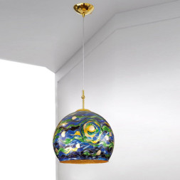 Подвесной светильник Kolarz Luna 0392.31L.3.Aq.BG