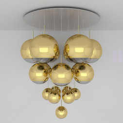 Подвесной светильник Tom Dixon Mirror ball MBMS01G-PEUM1