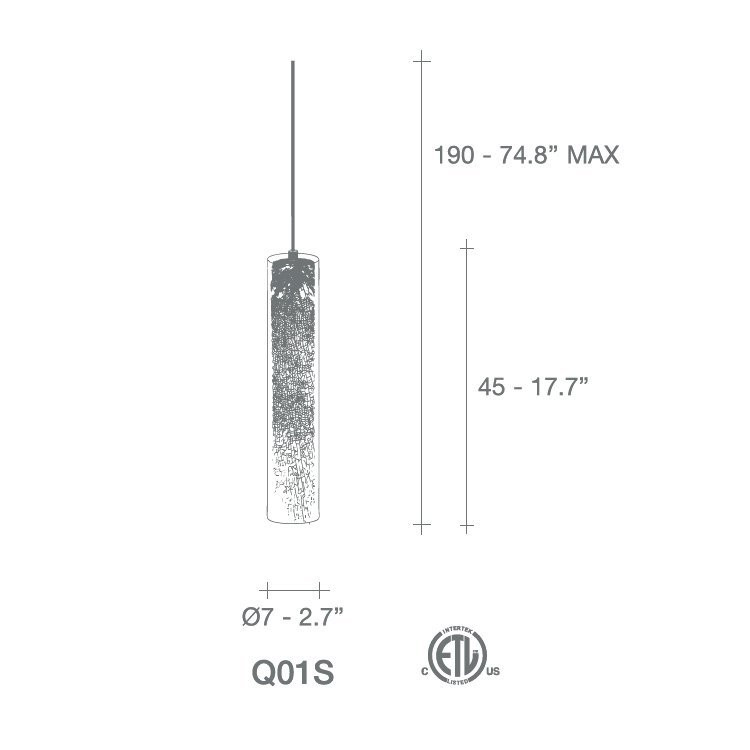 Подвесной светильник Terzani Frame Q01S E8 A9