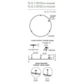 Настенный светильник Axo Light U-Light PL UL 2 120 h25 cm recessed RU IN