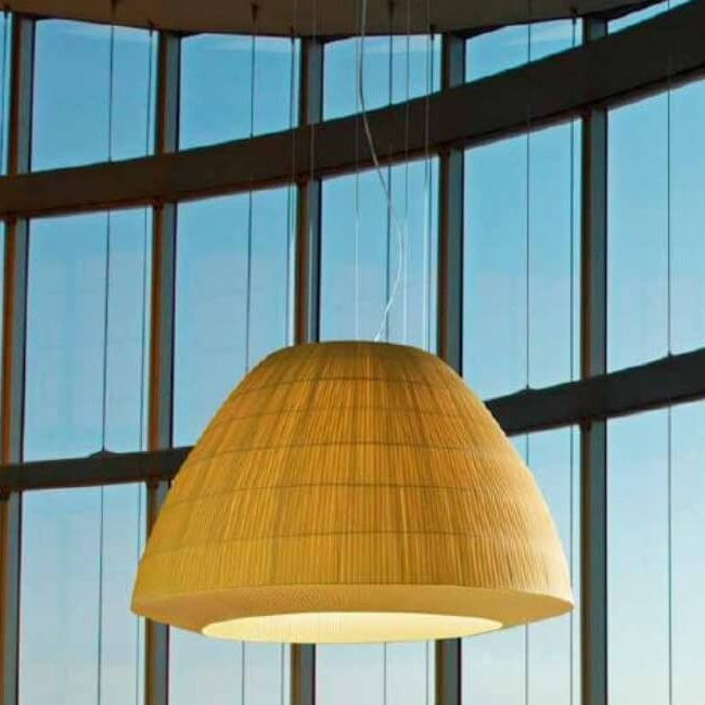 Подвесной светильник Axo Light Bell SP BEL 180 Giallo oro SPBEL180E27GIXX