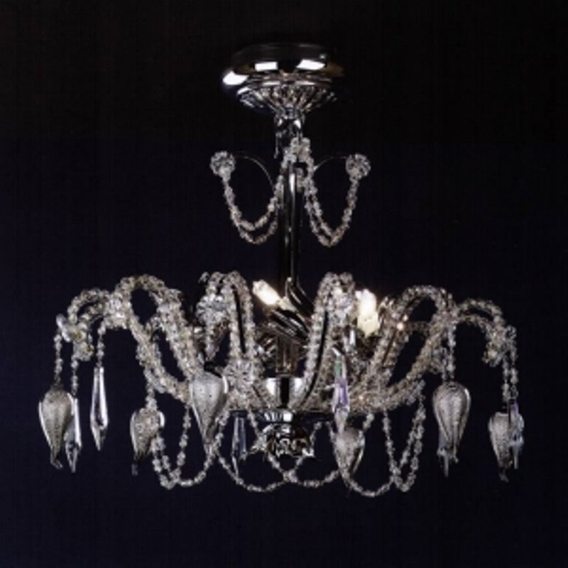 Потолочная люстра Renzo Del Ventisette PL 14179/4 DEC. CROMO